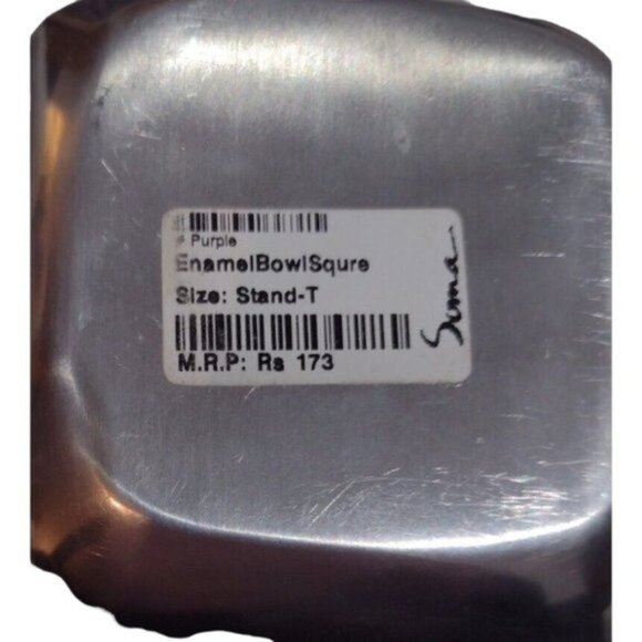 Pair Small Ceramic Trinket Dishes Bowls by Suma Ceramic Inlay & Silvered Outers - Picture 9 of 12